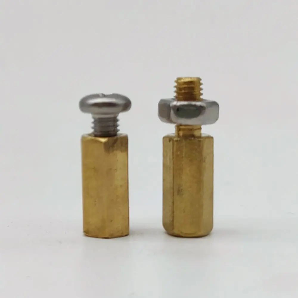 M3 Brass Hex Standoffs Male Female Threaded Pillars For Electronic Equipment Assembly Fastening Precision Hardware Kit