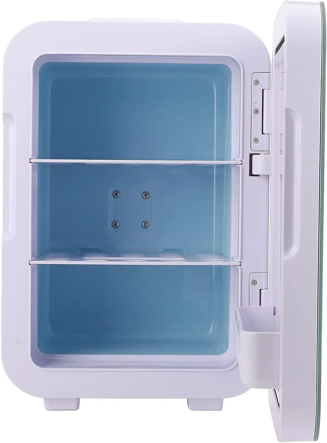 Wholesale Portable 8L 12v Dual-Use Touch Screen Refrigerator Make Up Mini Cooler Cosmetics Skin Care Smart Fridge For Car Room image 5