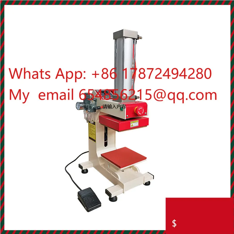 Eleed Pnmatic Single Station Hot Stamping hine for Clothes Hot Transfer Printing Embossing hine