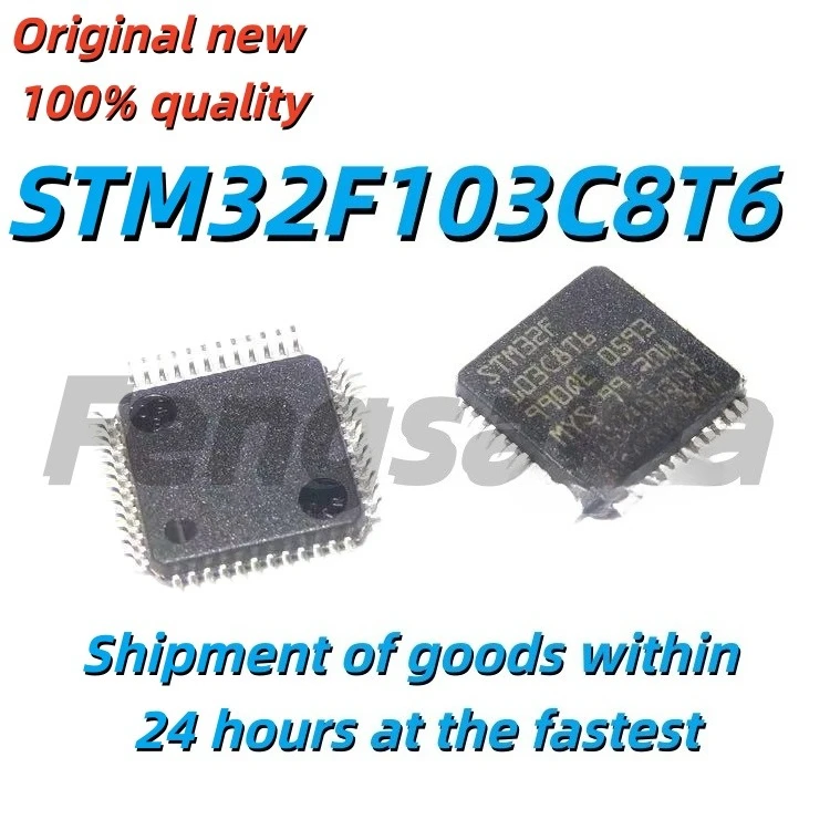 5PCS Brand new original STM32F103C8T6 LQFP-48 ARM Cortex-M3 32-bit microcontroller MCU