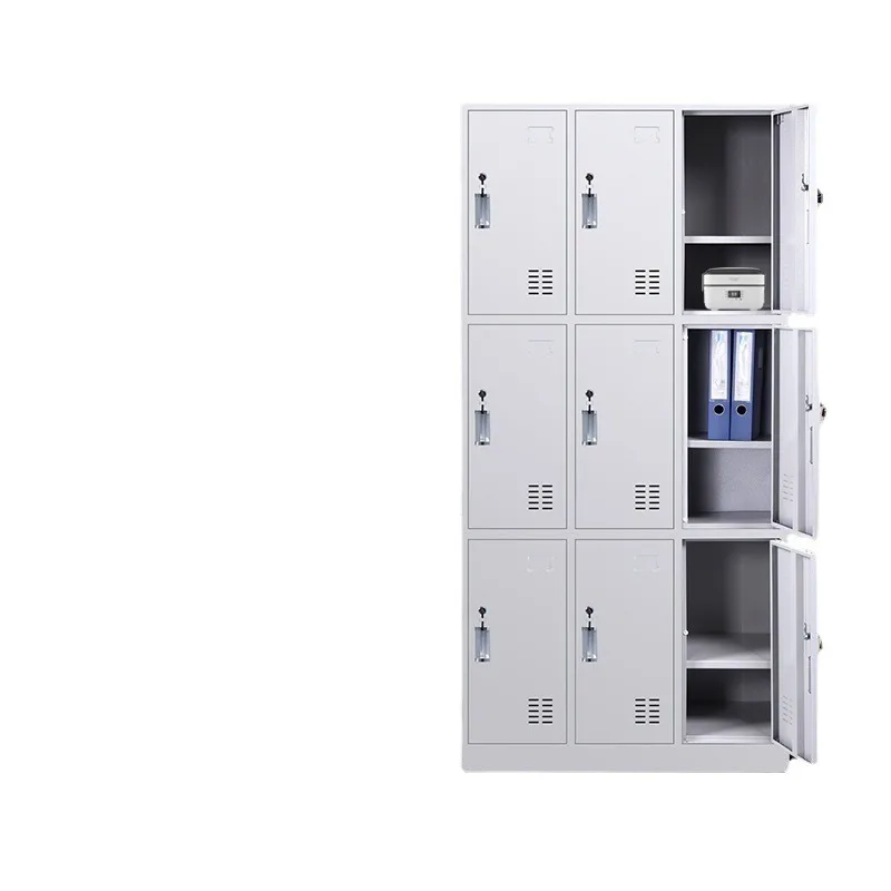 Bathroom Six Door Locker Dormitory Staff Four Door Locked Storage Bag Storage Shoe Cabinet Iron Cabinet