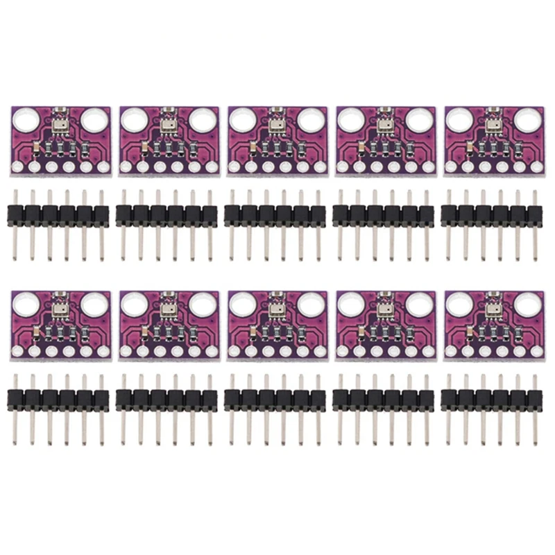 Best 10Pcs BME280-3.3 BME280 BMP280-3.3V Digital Module Temperature Barometric Pressure Sensor Module for Arduino BMP280