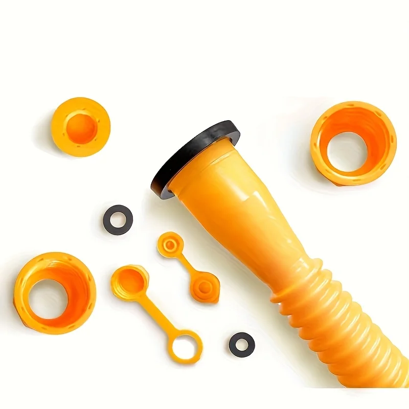 8pcs/Set Durable Fuel Tank Nozzle - Suitable for Most 1/2/5/10 Gallon Tanks, Thickened Lid and Gasket