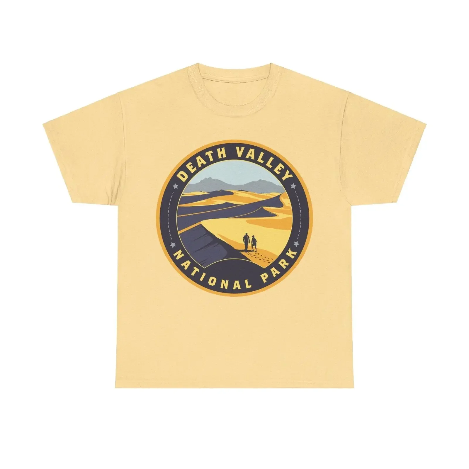 

Death Valley National Park California Nevada Round Logo T shirt
