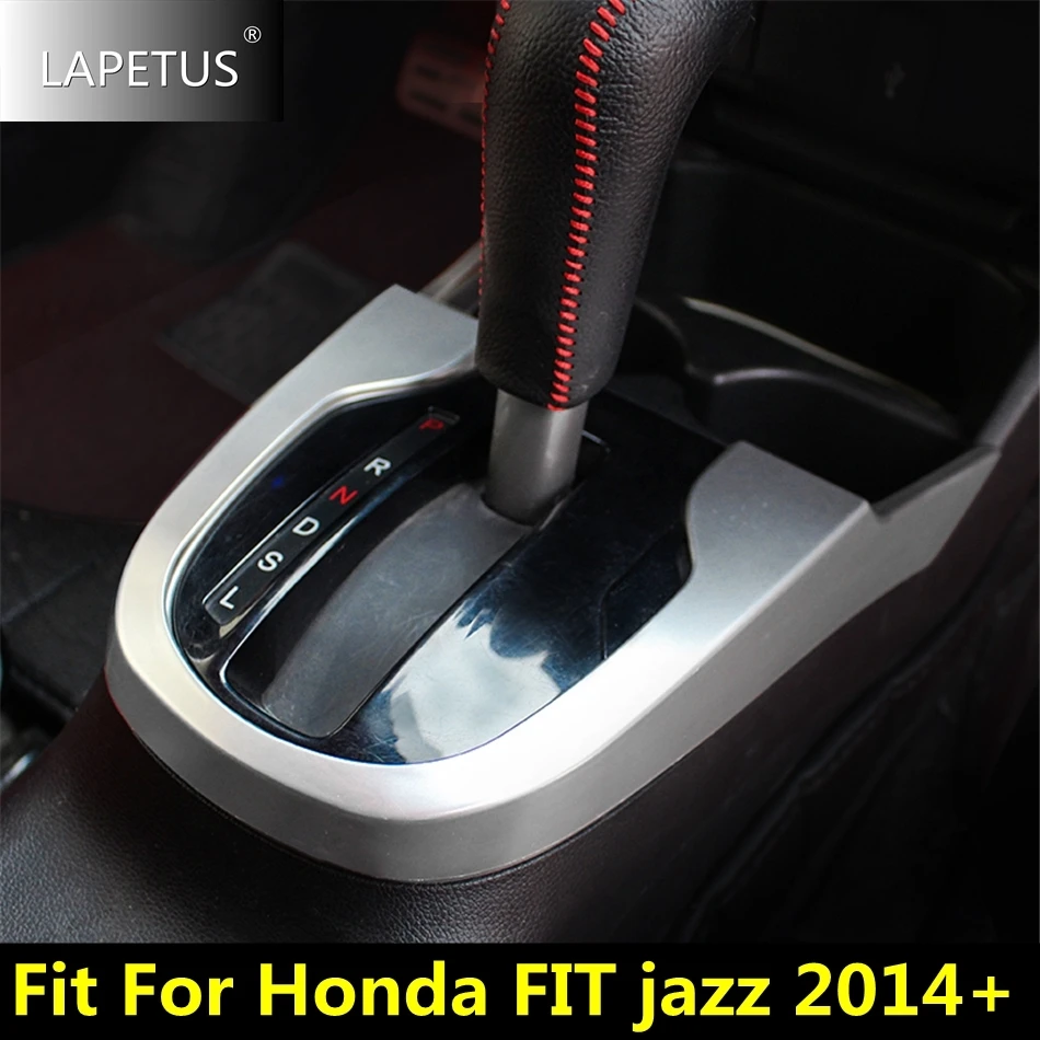 

Central Control Gear Shift Frame Panel Decoration Cover Trim For Honda FIT Jazz 2014 -2019 ABS Carbon Fiber Accessories Interior