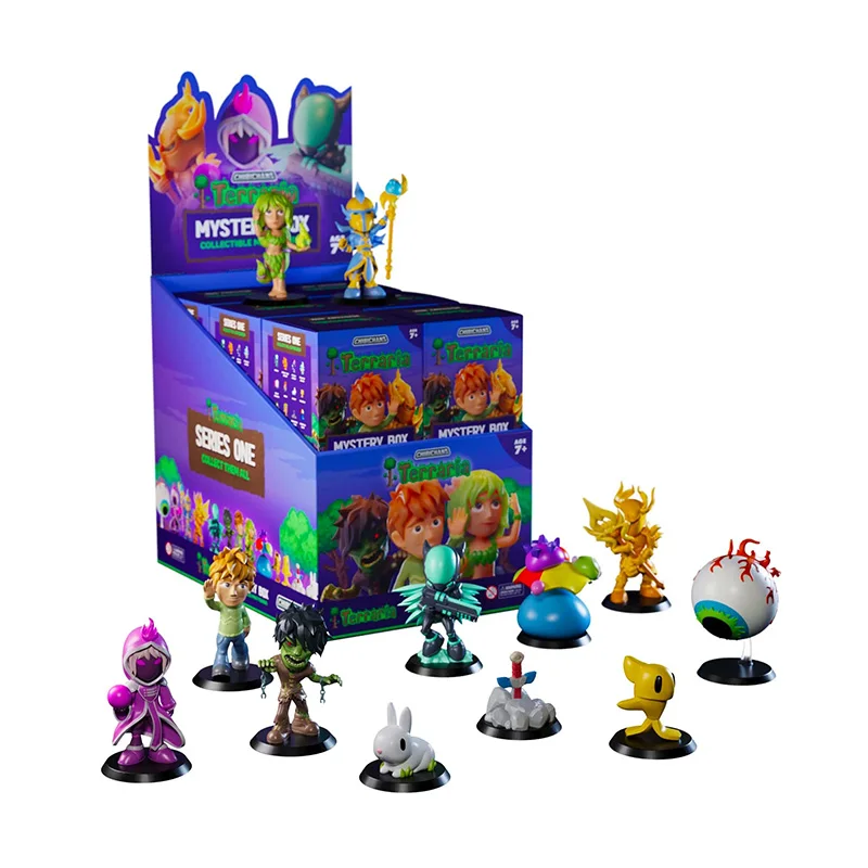Terraria Surface World Series Blind Box Mystery Toy Figure Set Game Character Collectible Mini Model Cadeau voor fans