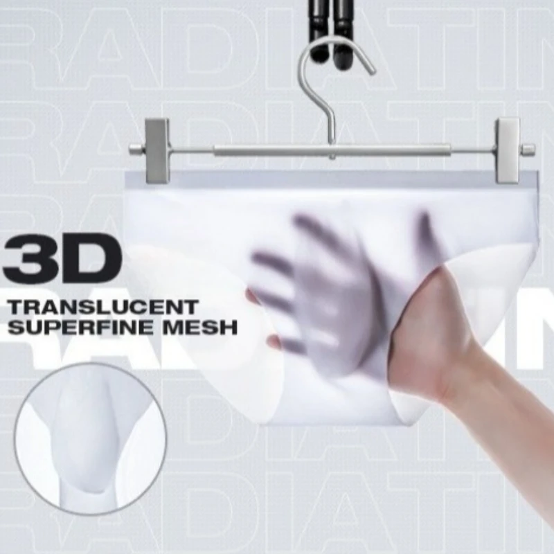 

Ice Silk Quick Dry Mens Briefs Ultra-thin Sexy Convex Pouch Underwear Bikini Translucent Male Seamless Sexy Panties Breathable