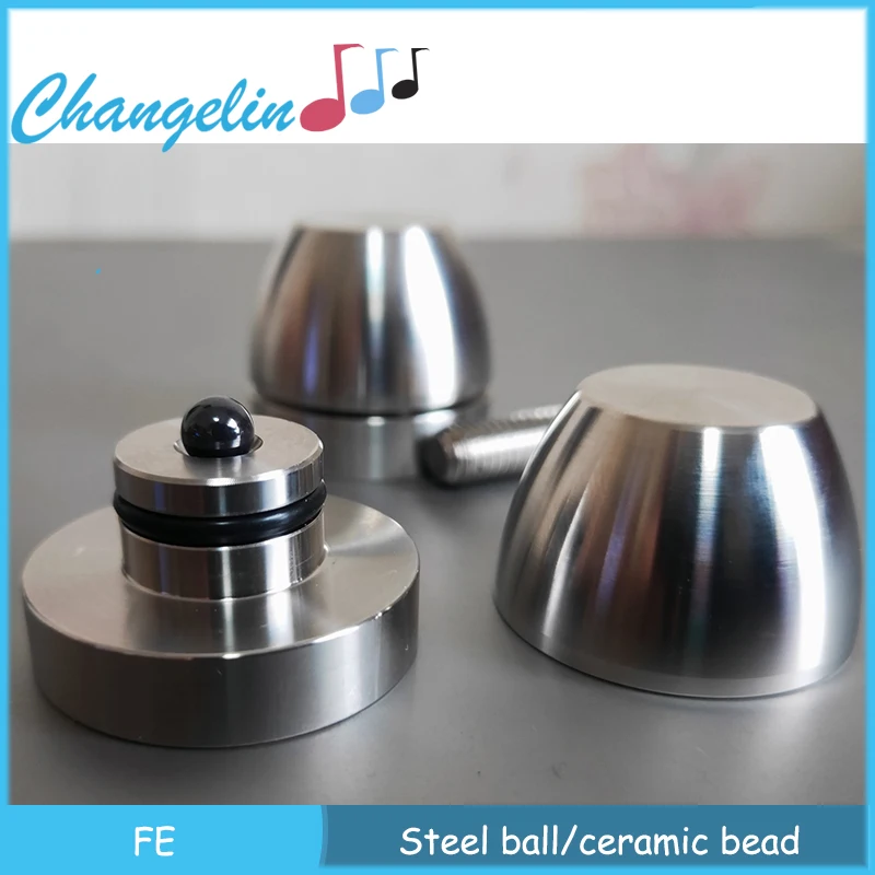 HIFI Audio Speaker Amplifier Chassis FE Shock Absorber Foot Pad Feet Base Nail Isolation Spikes Stand Cone Floor