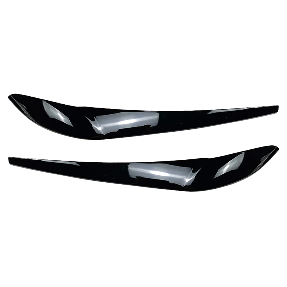 2Pcs Car Front Headlight Eyebrow Eyelid Cover Trim For BMW X3 F25 X4 F26 2014 2015 2016 2017