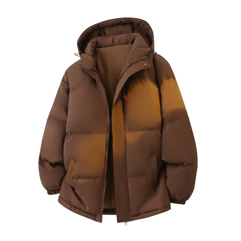 سترة قطن بغطاء للرأس عالية الجودة للرجال لشتاء 2025، معطف كاجوال متعدد الاستخدامات مقاوم للعرق #4