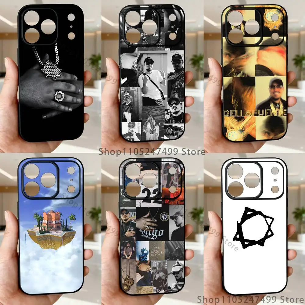 

Singer D-Dellafuente Phone Case For iPhone 17,16,15,14,13,12,11,Pro,Max,Plus,E,Air,Mini Protective Black Cover