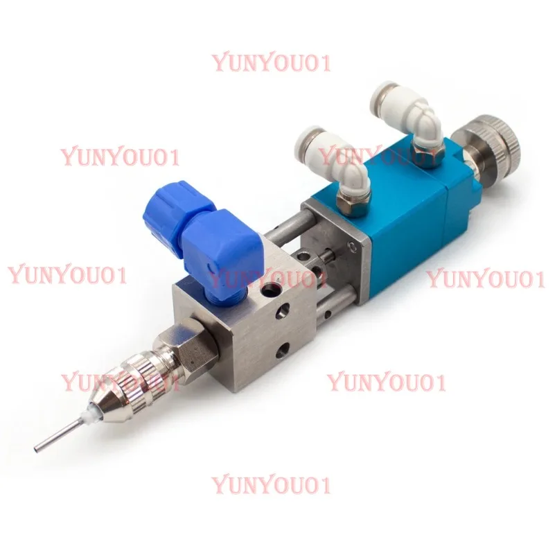 

QLH-21A Pneumatic Precision Thimble Dispensing Valve UV Glue Dispenser Valve 0.01ml Y
