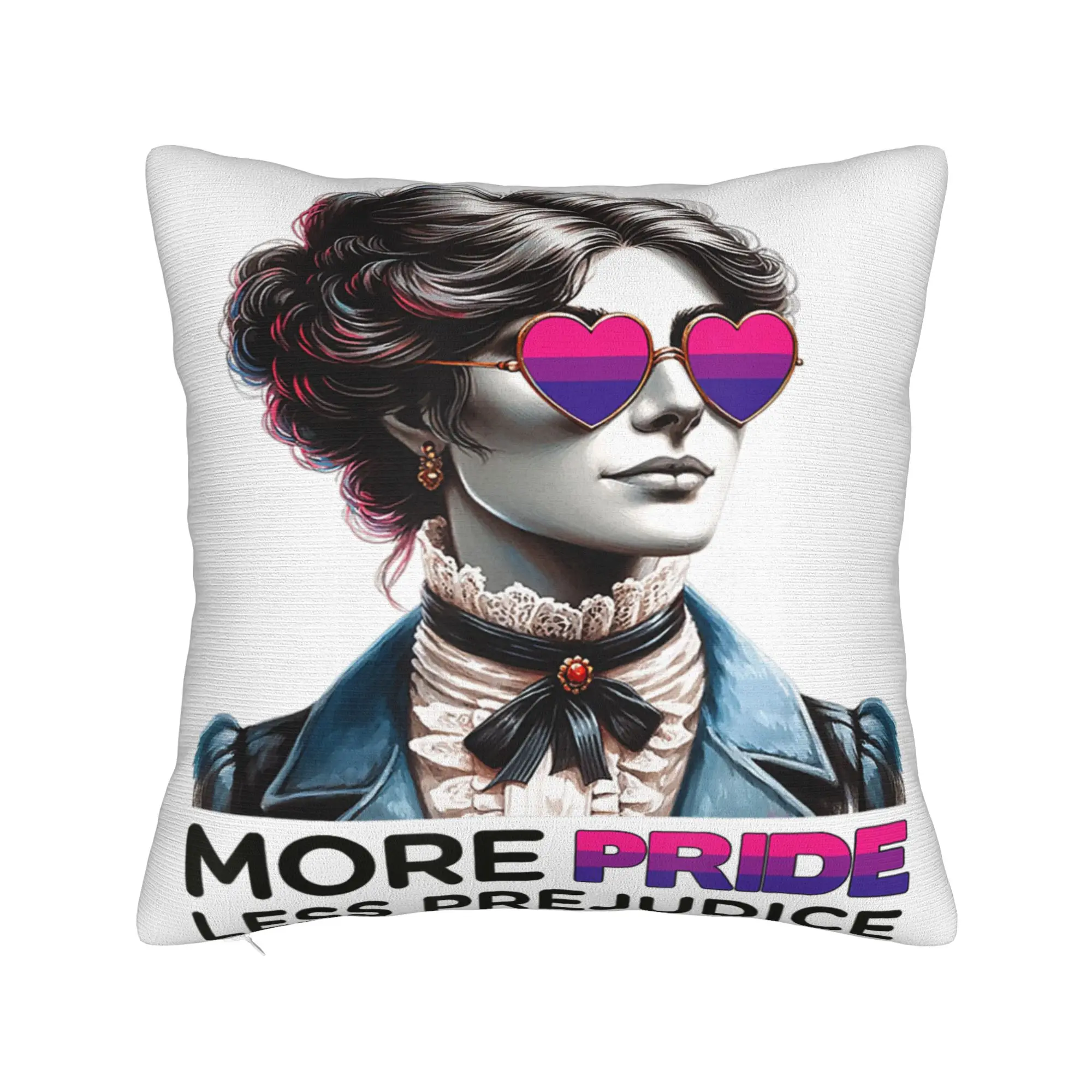 Decorative Pillowcase More Pride Less Prejudice  Product Home  Throw Pillow Case Cover Square Multi-Size