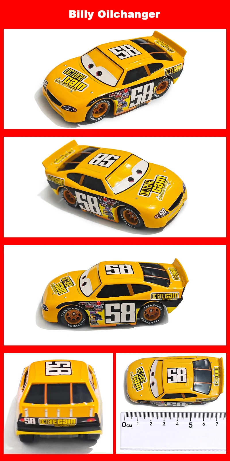 Pixar Cars Cruz Ramirez Rennwagen Spielzeug 1/55 Metall-Die-Cast Anime-Figur Modellauto Geburtstagsgeschenke Kinderspielzeug aus Legierungsmaterial – Detail 28
