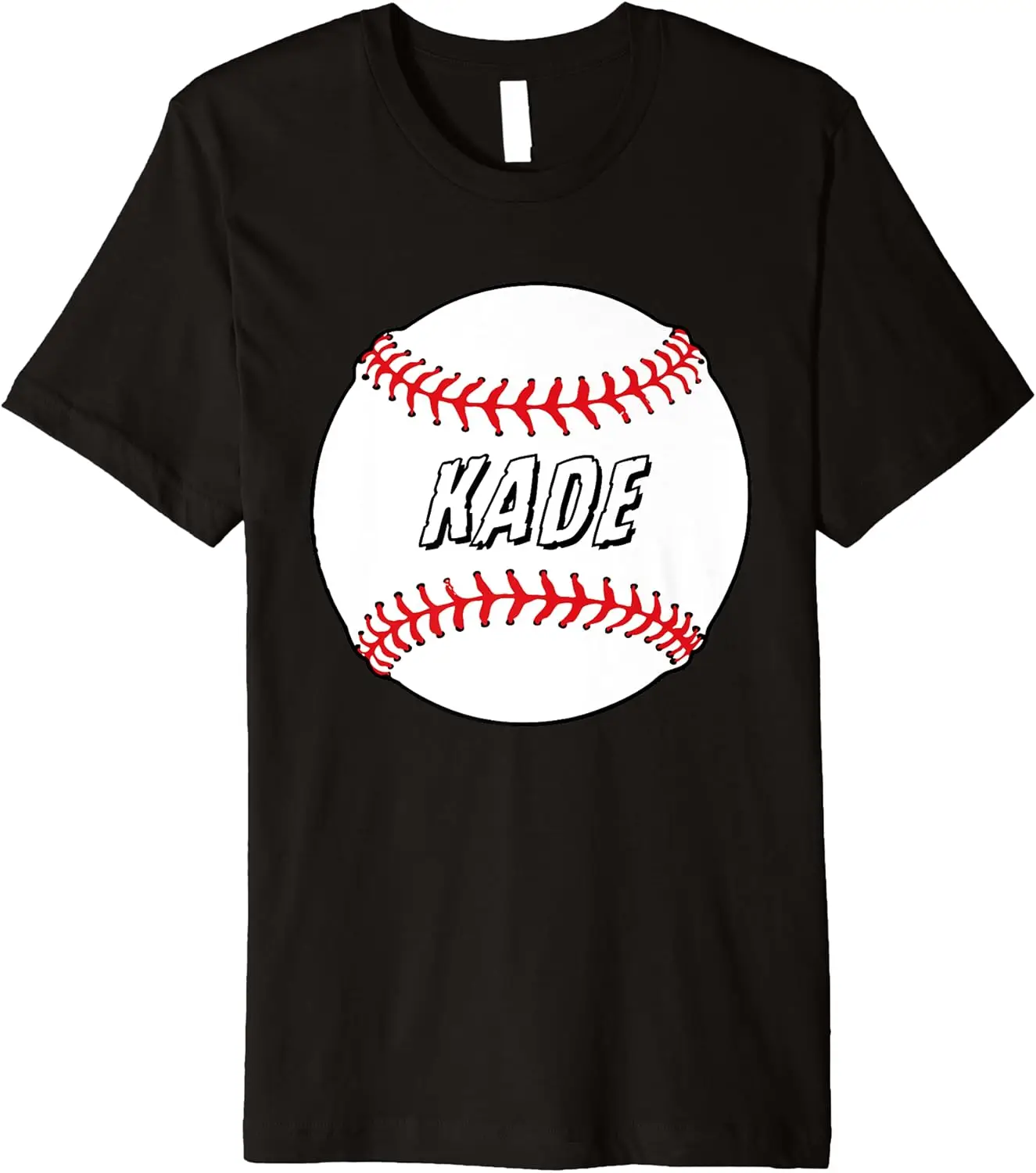 

Novelty Personalized Name Kade Sports Celebrations Baseball Premium T-Shirt