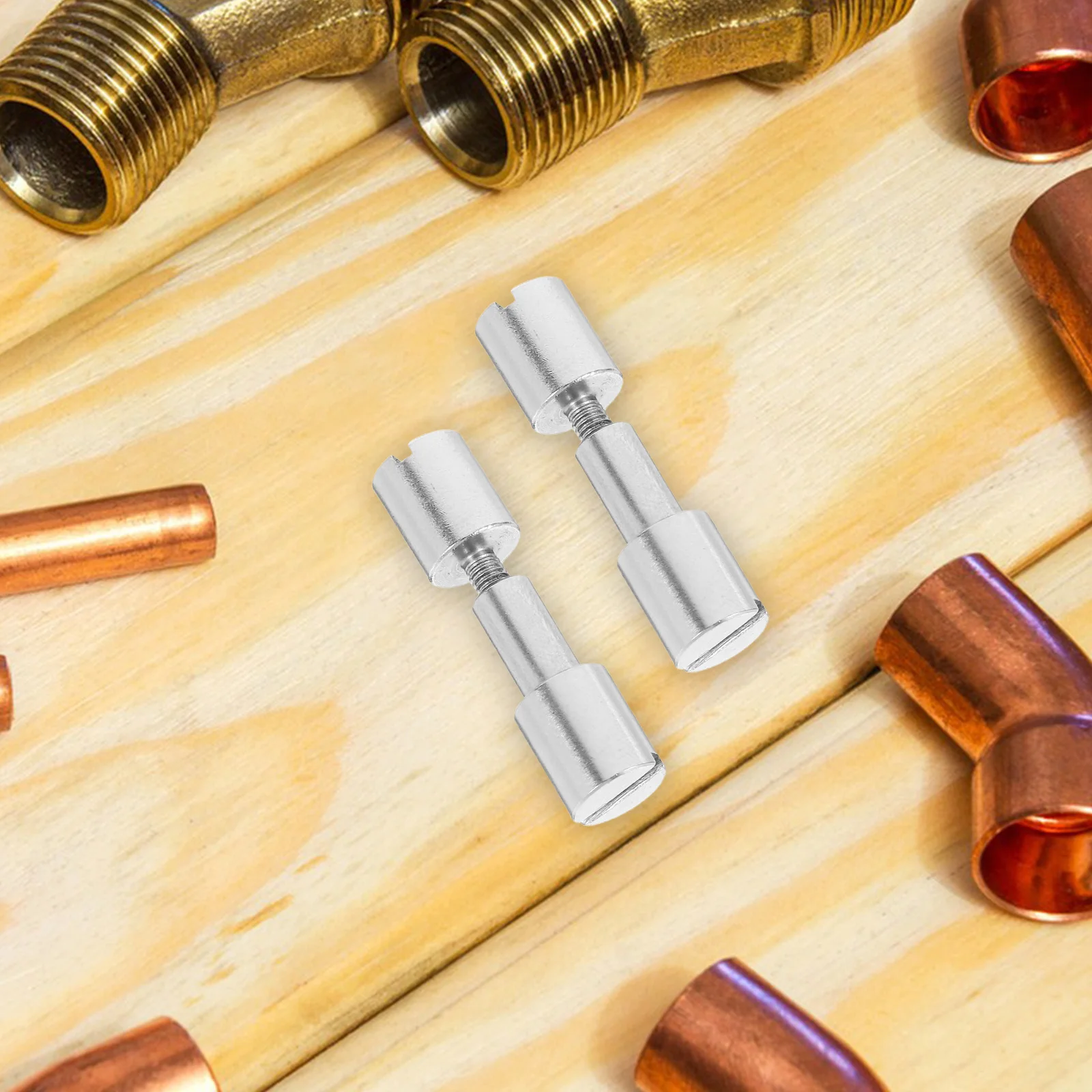 3 قطعة الفولاذ المقاوم للصدأ مقبض السكين المسامير غاطسة مسامير استبدال DIY بها بنفسك أداة المطبخ أداة إصلاح صغيرة الثقيلة