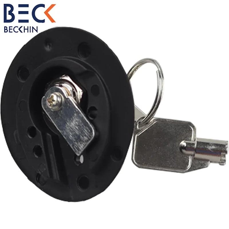 

Locking Fuel Door Tank Cap with Cap and Keys Compatible with Ford Fuel Door Gas Cap w/Locking Fuel Plug BU5Z-9C268-B