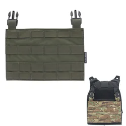 Chaleco táctico Molle, placa frontal desenfundable, Panel Molle para LV119 FCSK, accesorios