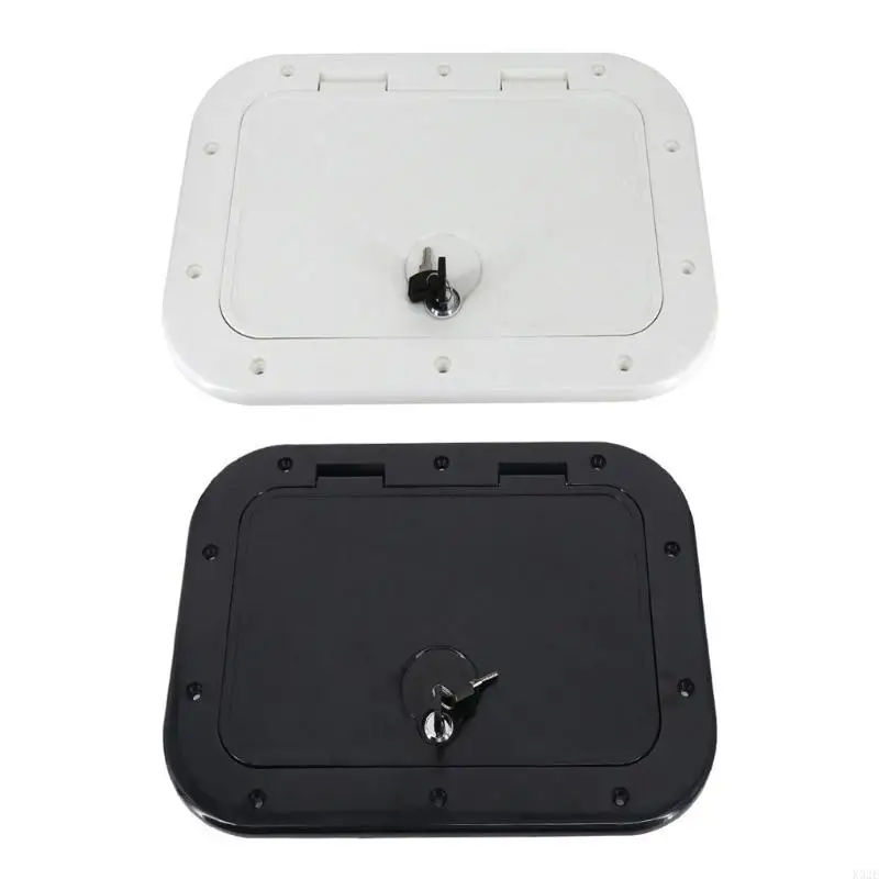 

2025 New Low Profile Boat Marine Grade Deck Access Cover 180 Degree Locking Hinges High Impact Plastic For Outdoor Installation