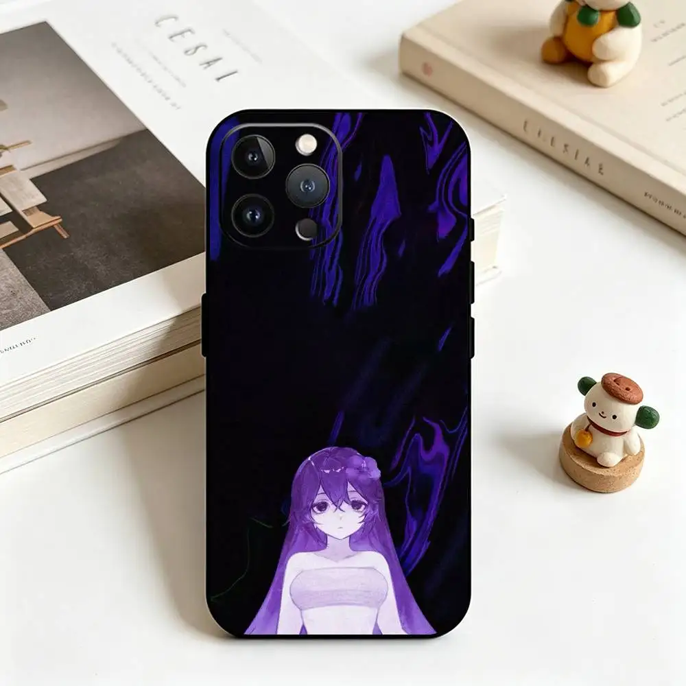 S-Sewerslvt Purple Anime  Phone Case For iPhone 17, 16,15,14,13,12,11 Plus,Pro Max, Others Soft Black Cover