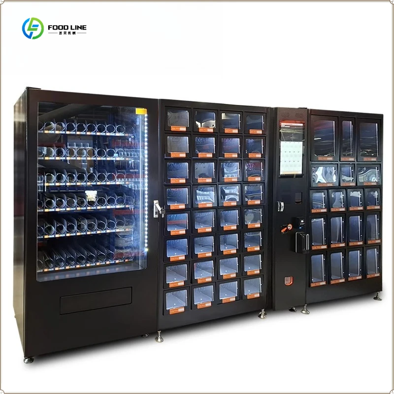 Locker Cabinet Vending Machine Non-Refrigerator with Cashless E-Wallet Payment for Supermarkets FL Customized
