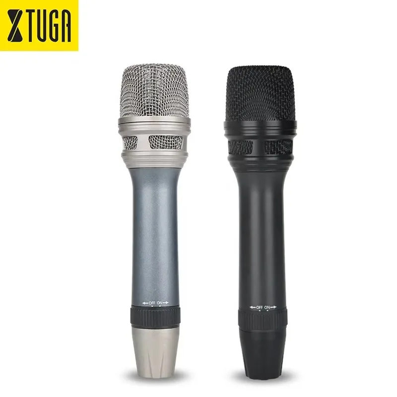 XTUGA S-118 Professional Wired Handheld Dynamic Metal Microphone-Portable for Karaoke Speech Singing