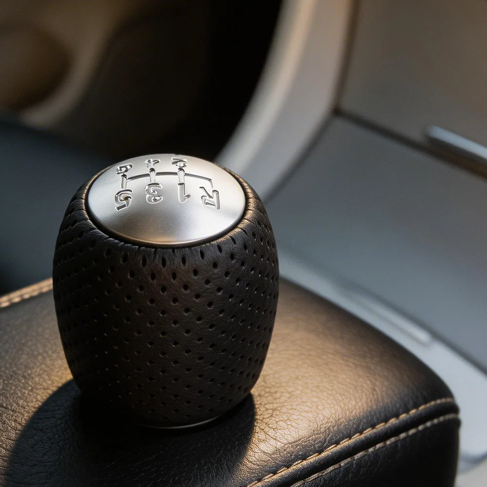 

6-Speed Manual Shifter Knob in Black Line Style for For ALFA Romeo 159 (2005-2011) For Brera (2006-2011) Plastic Base