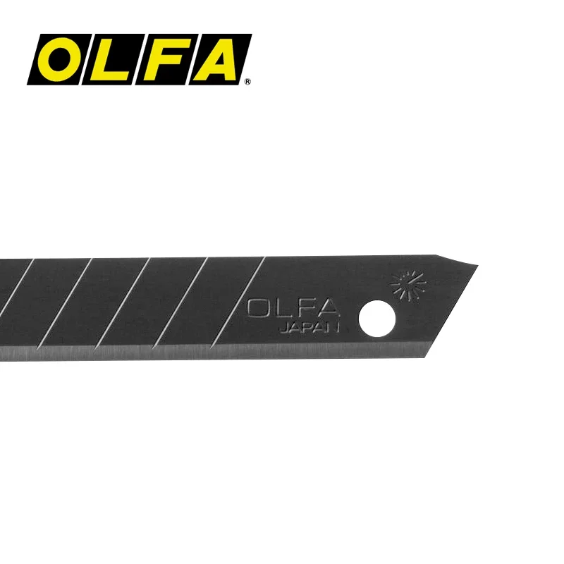 OLFA FWB-10 Spare Blades 12.5mm Black Mid-size Blade 0.25mm Thick Ultra-sharp Replacement Blade for FWP-1 Cutter MT-1 Knife