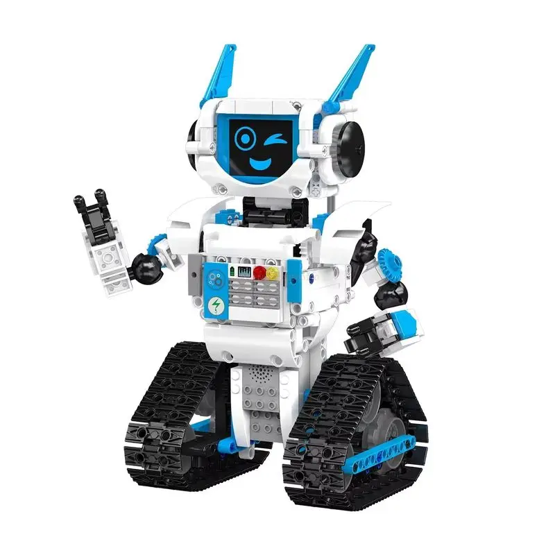 Ai Robot Building Block Assembly Model Toy With Voice Interaction For Boys, Rc Robot Gift