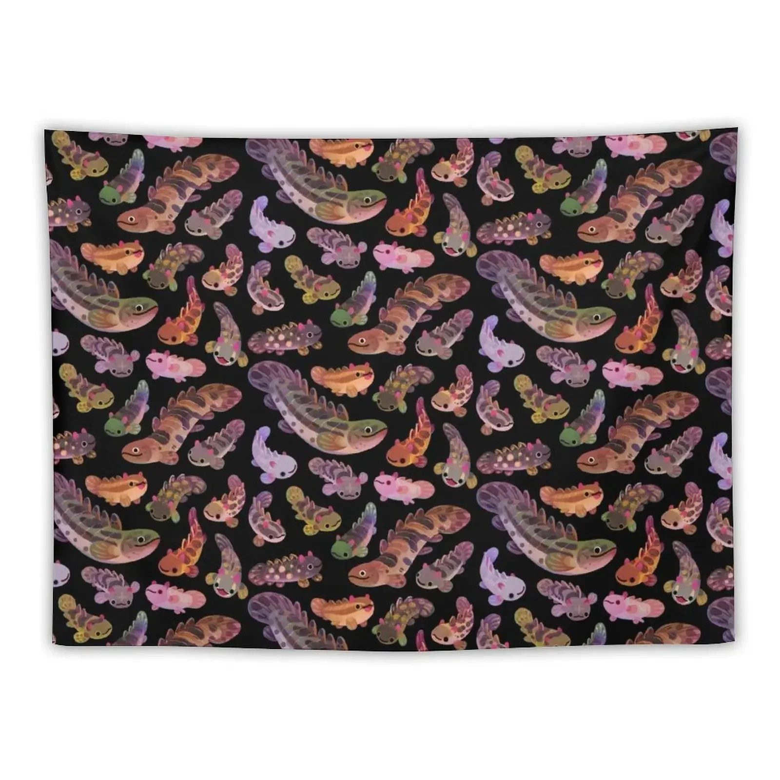 

Baby polypterus - dark Tapestry Cute Room Decor Decorative Wall Tapestry