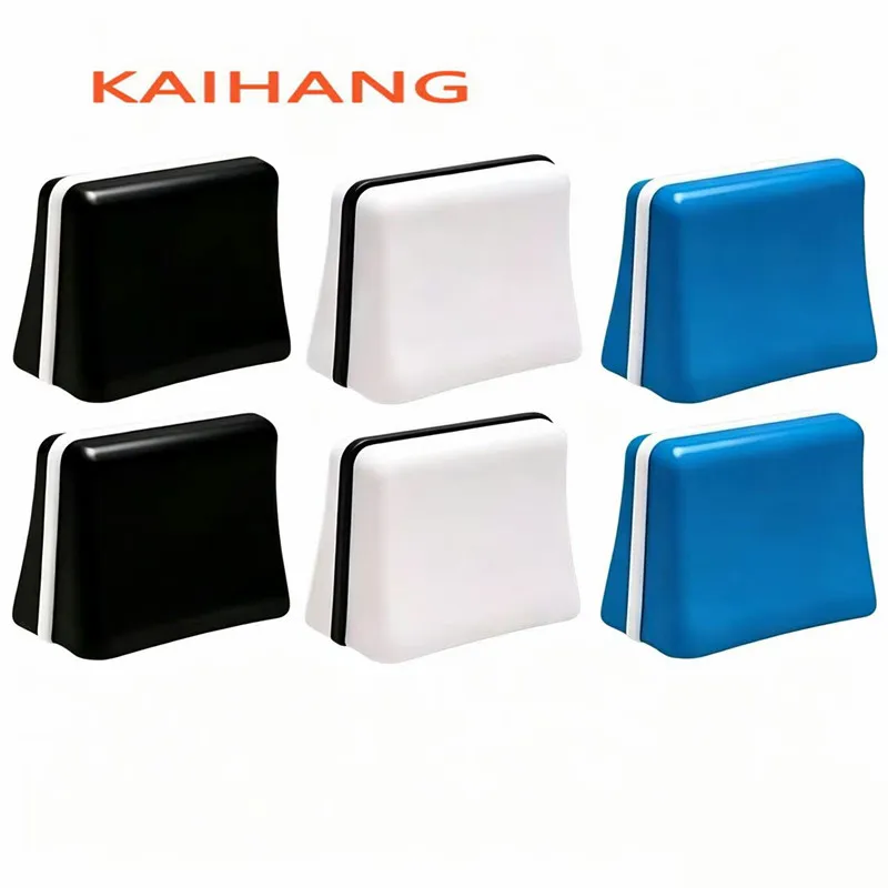 4mm Rubber Fader Knob Straight Slide Potentiometer Cap Mixer DJ Controller Console Fader Cap Audio Equipment Sliding Push Button