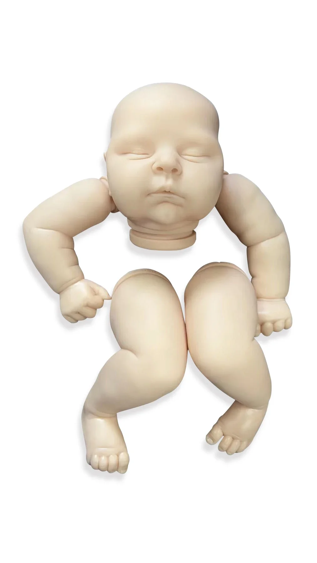 SINO-BB 21Inches Fresh Color Reborn Doll Kit Peaches Soft Touch Unfinished Unpainted DIY Doll Parts