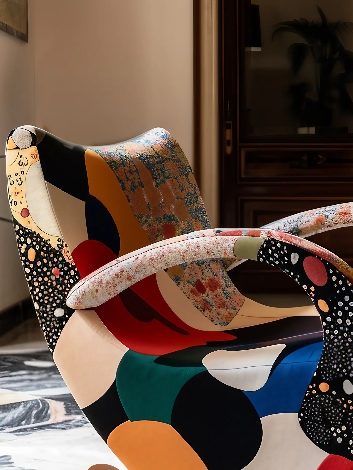 Dopamine Rocking Chair Leisure Chair Creative Furniture