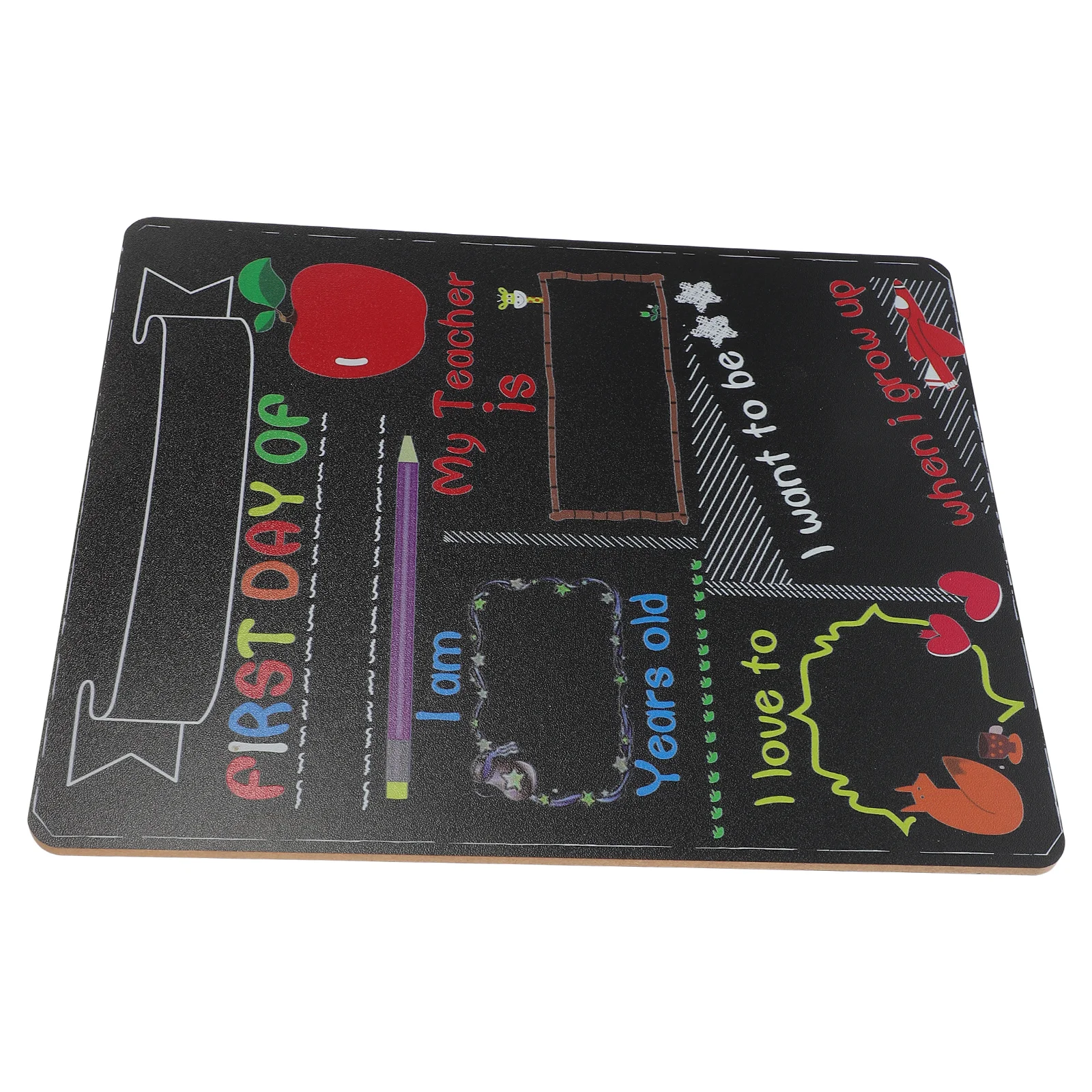 

Student Back to School Chalkboard Wooden First Day School Chalkboard Sign Blackboard Kindergarten Chalk Board