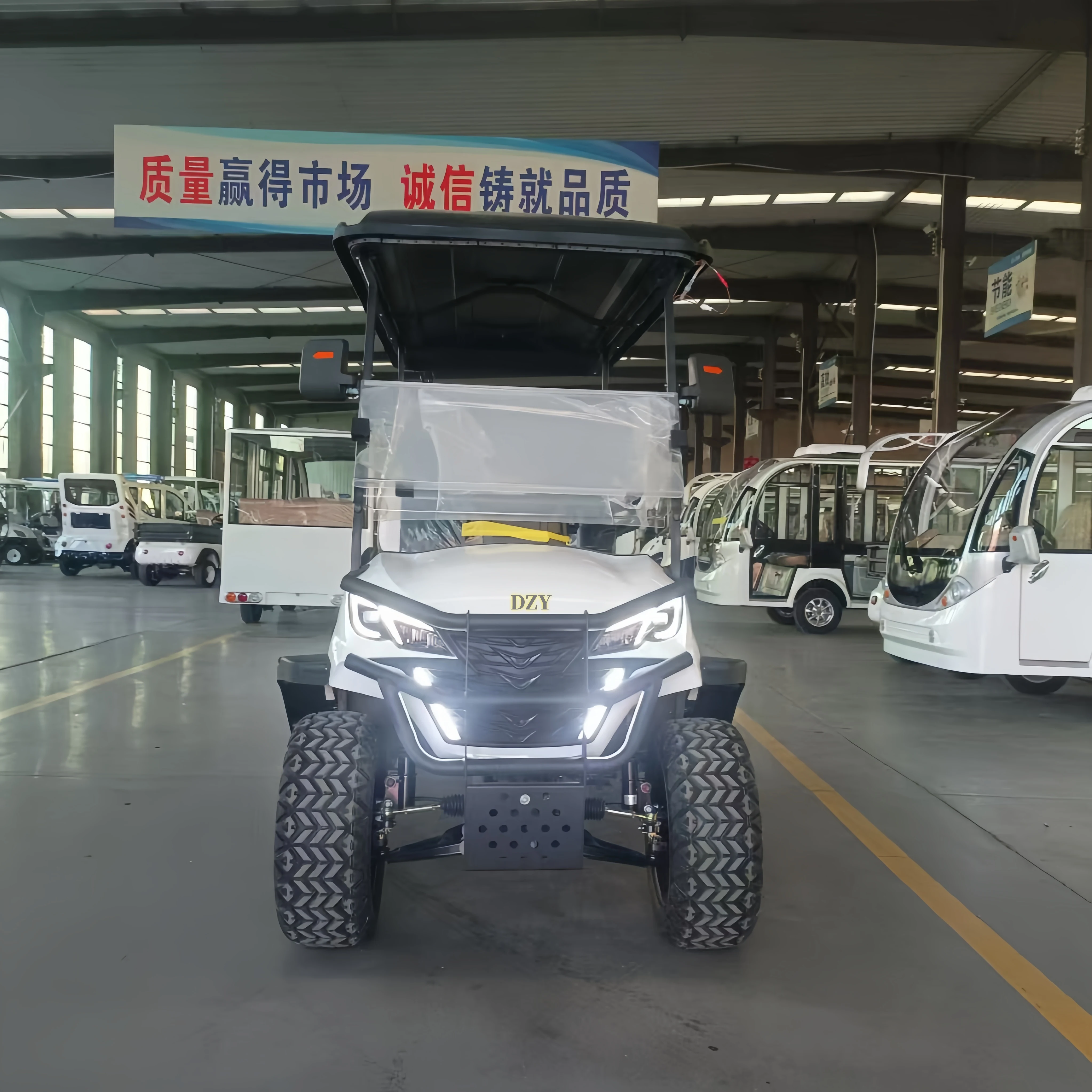 

Factory Direct Sales Cheap Electric Voltage 60V Golf Cart DOT certification for electric new energy golf course vehicles