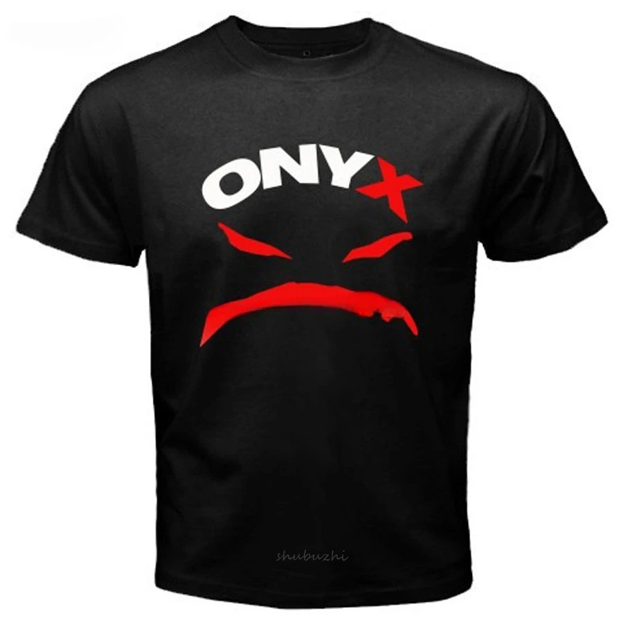 New ONYX Logo Hip Hop Music Mens Black Summer New Brand T Shirts Men Hip Hop T-Shirt Casual Fitness Informal manga Sweatshirt