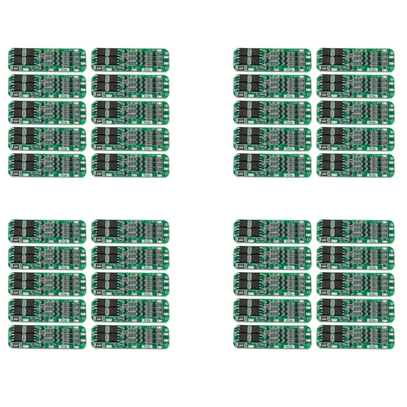 

40Pcs 3S 20A BMS 18650 Li-Ion Lithium Battery Charger Module BMS Protection Board PCB 11.1V 12V 12.6V Module