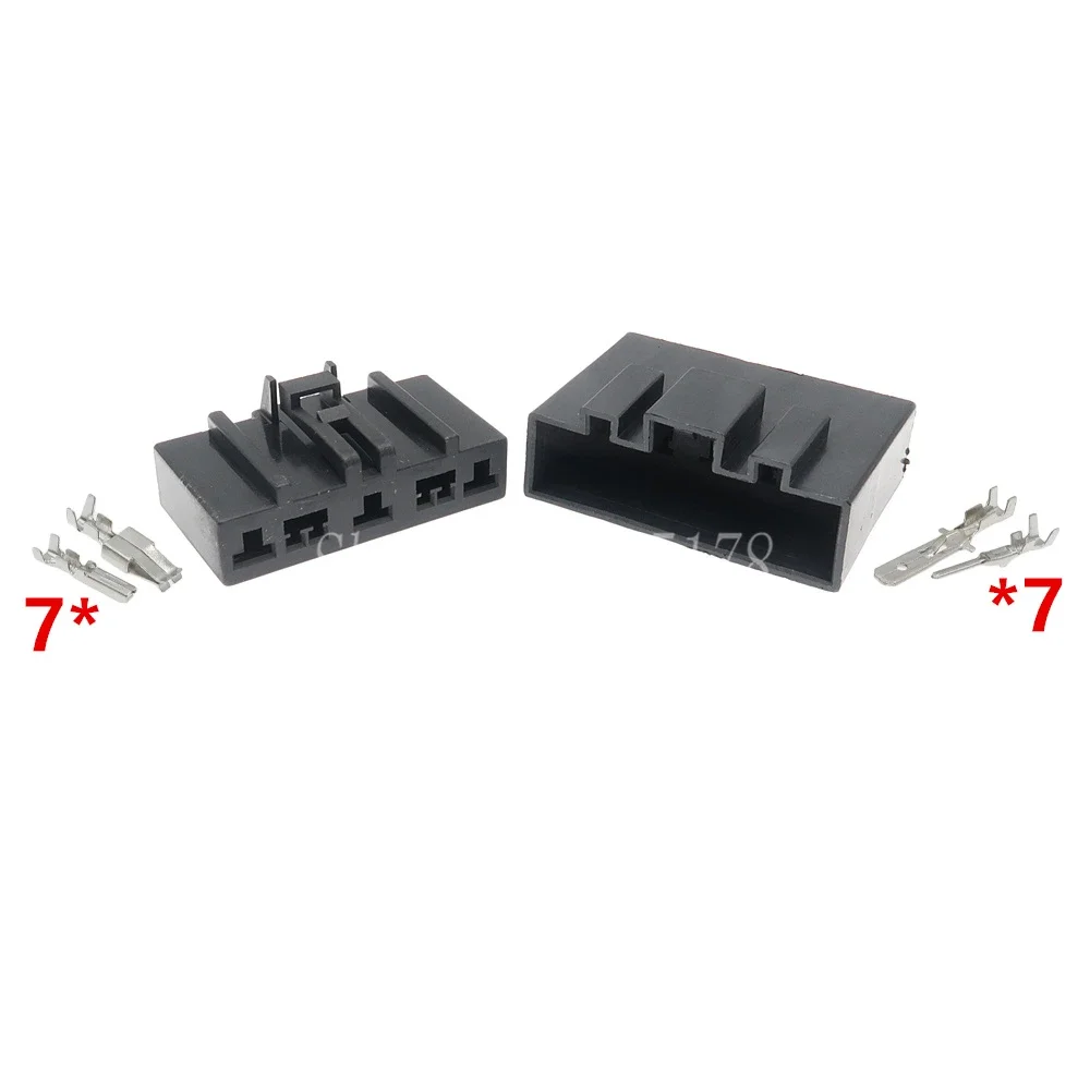 1 Set 7 Pin Car One-click Ignition Plug for Ford 3U2Z-14S411-FMAB Wire Harness Socket Composite Connector