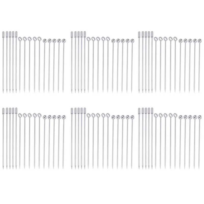 ABUL-Stainless Steel Cocktail Picks Martini Picks Set (Pack Of 90)