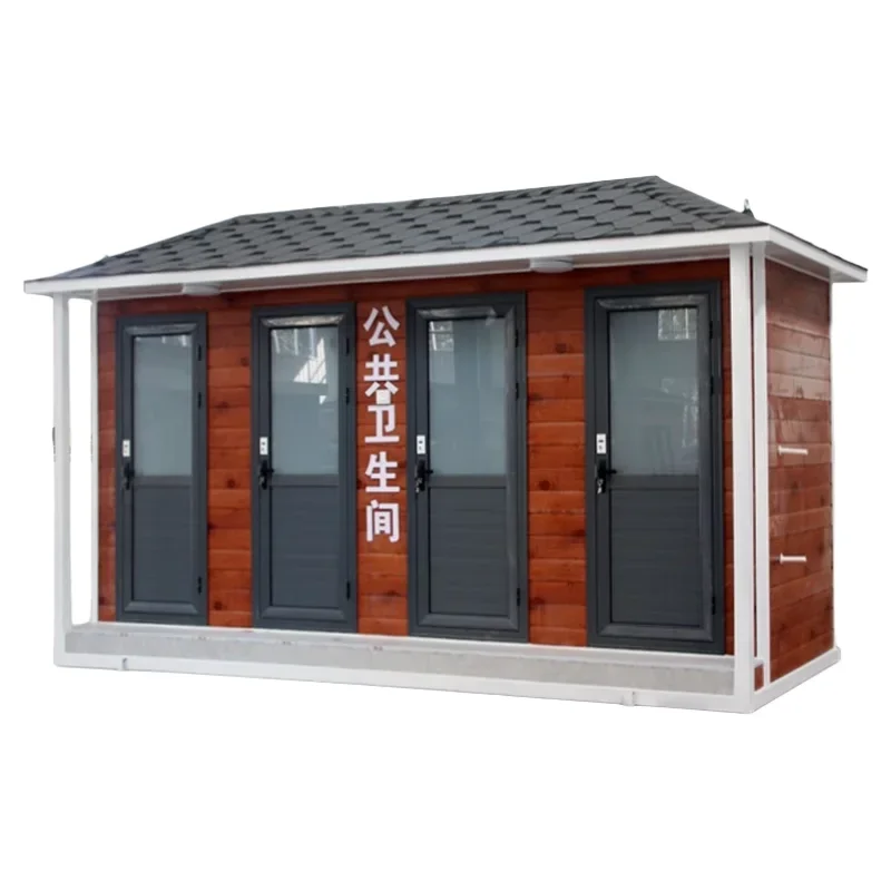 

A for Customized Portable Sanitary Ware Prefab Foldable Mobile Plastic Vip Self Cleaning Sitting Public Outdoor Mobile Toilet W