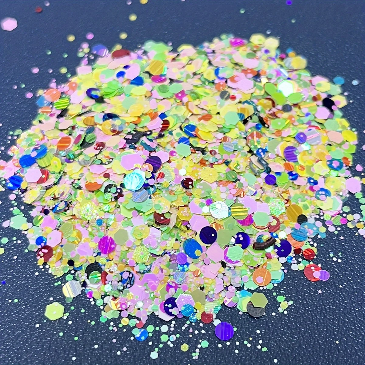 

50g/bag Candy Colorful Glitter Sequins For Epoxy Resin Filler DIY Flakes Jewelry Making Tumbler Cup Decoration