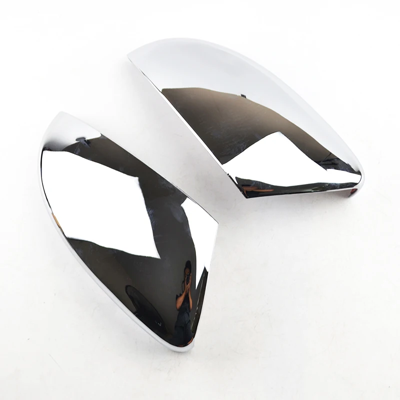 Chrome 2Pcs Rear View Mirror Covers 8Pcs Door Handle Covers Trim For VW Passat B7 European Model 2011 2012 2013 2014 CC 09-12