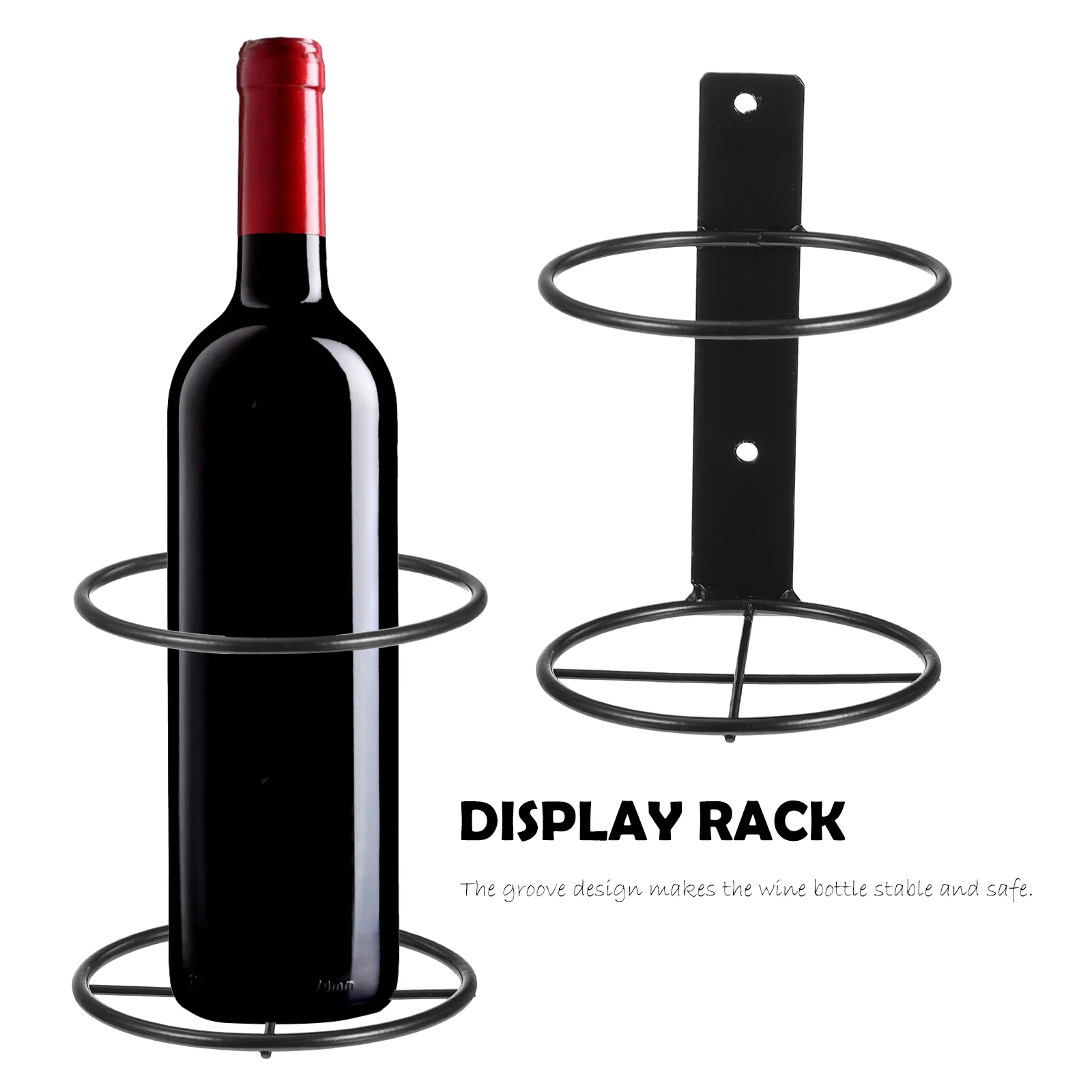 Imagem -03 - Ferro Red Racks para Home Display Racks de Armazenamento na Parede Pcs