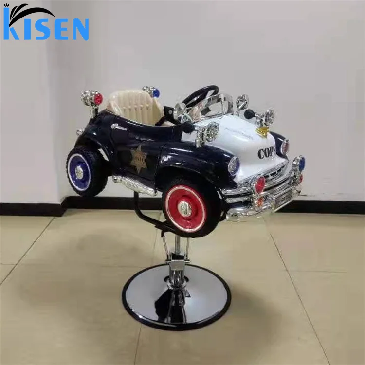 Wholesale Child Kid's Heavy-Duty Brown Barber Car Chair Salon Equipment From China With Height Adjustable Feature Made Of Metal