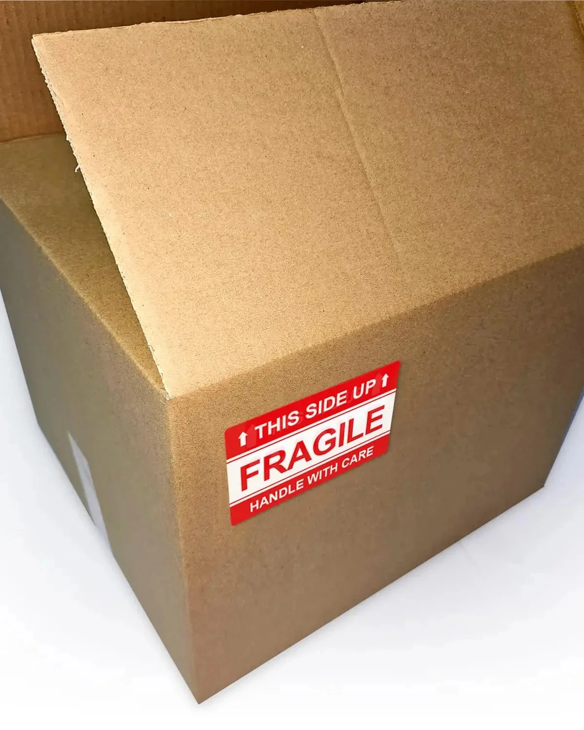 Fragile Stickers for Transportation and Movement. Handle 100 Large Labels with Care. Strong Adhesive. Thank You for Warning