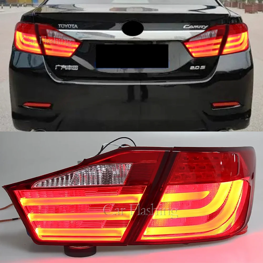 1 Set Car Styling For Toyota Camry Aurion 2012 2013 2014 Taillights LED Tail Light Rear Lamp DRL+Brake+Park+Signal