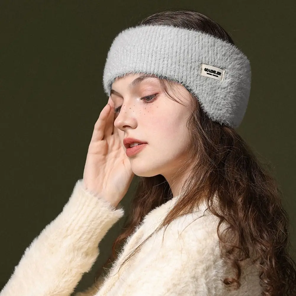 Neue Ohr Abdeckung Kopf Getragen Ohrenschützer Winddicht Kälte schutz Ohrenschützer Stirnband Ohr Wärmer Gestrickte Warme Ohrenschützer Winter