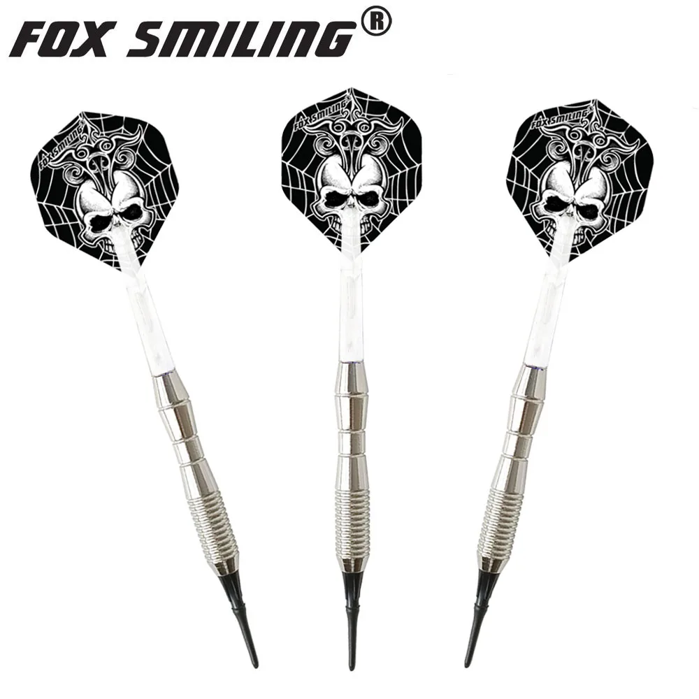 Дротики Fox Smile, с мягким электронным наконечником, 17 г, 146 мм, 3 шт.