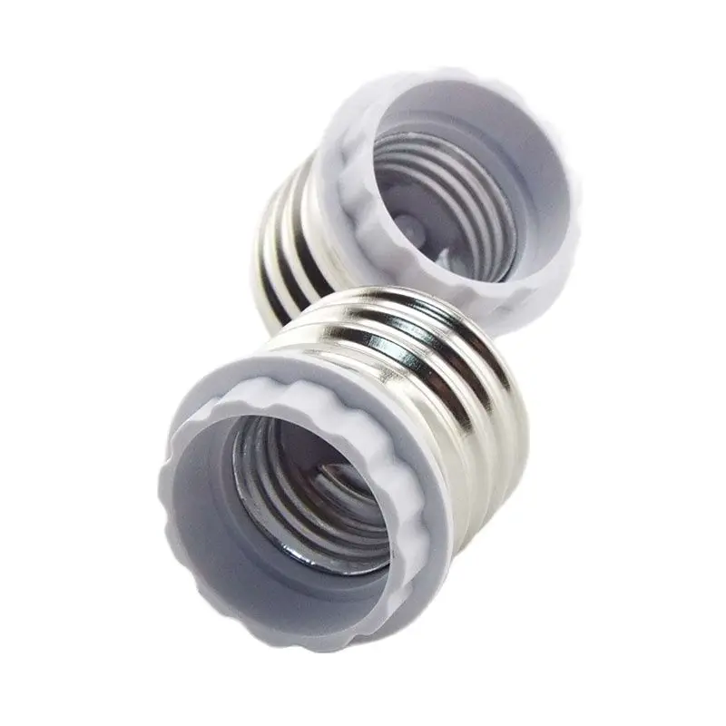 2pcs LED Power Adapter E40 To E27 Socket Lamp Base Holder Adapter Plug Extender Led Light Bulb Converter D1