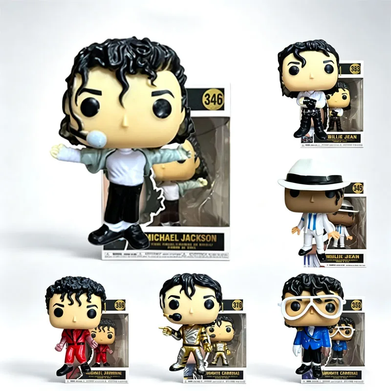 Michael‑Jackson Singer Vinyl Action Figure Famous Music Star Collectible Model Toy Desktop Ornament Gift For Pop MusicFans Decor